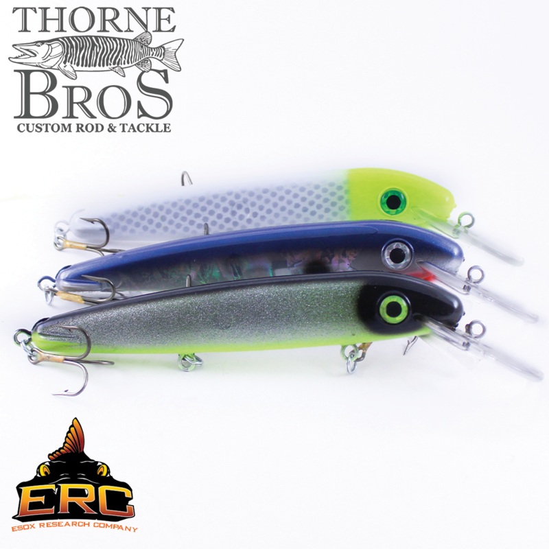 ERC Triple D|9”|12” Suspending|Blonde Bombshell Big Flash|Cisco Big Flash|Fire Perch Big Flash|Glitter Shiner|Glitter Walleye|Hot Whitefish|Lemonhead|Metallic Scale White Perch|Metallic Carp|Shad
