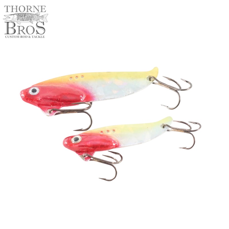 Hutch Blade Bait|1/4 oz.|1/2 oz.|Clown|Firetiger|Purple/Silver/Red|Pink/Chartreuse/Orange|Blue/Chartreuse/Orange|Blue/Chartreuse/Silver