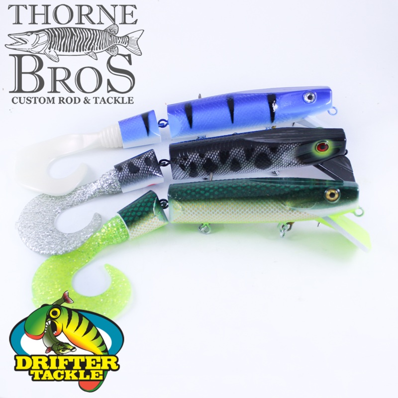 Drifter Super Stalker|9″|12”|TB Custom White Head Walleye|TB Custom Charged Cisco|TB Custom Holo Chartreuse Tennessee Shad|TB Custom Candy Corn|TB Custom Holo Finlander|Black Sucker|Fireperch|Lemonhead|Natural Walleye