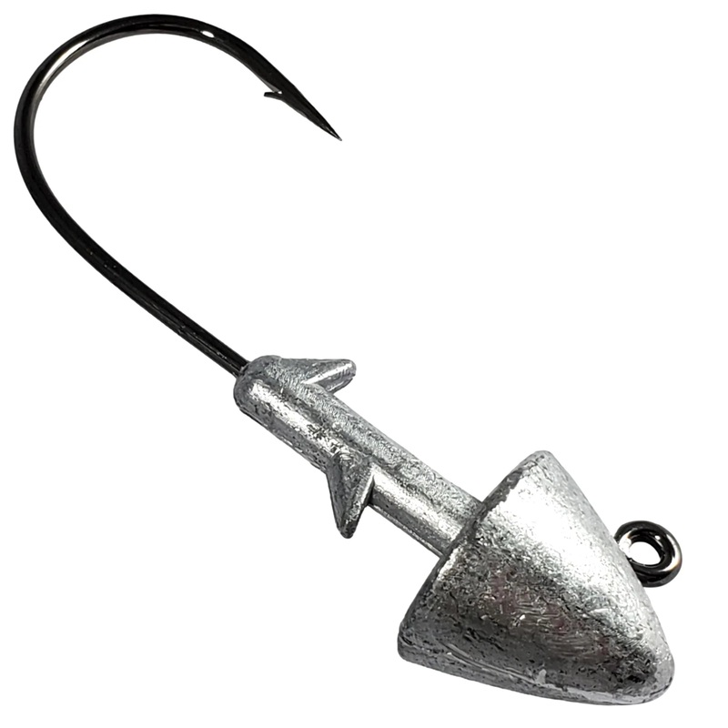 Kalin Salt-Bullet Jig|1-1/2 oz (7/0 hook)|1/2 oz (3/0 hook)|1/4 oz (3/0 hook)|1 oz (6/0 hook)|3/4 oz (5/0 hook)|3/8 oz (3/0 hook)|Unpainted|White