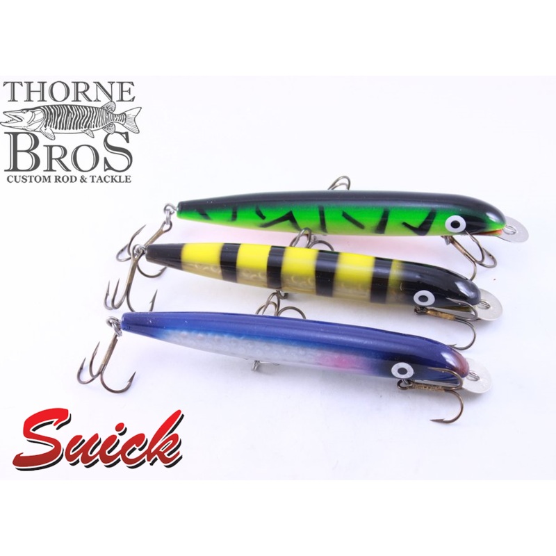 Suick Cisco Kid|Black/Silver|Blue/Silver|Firetiger|Perch|Shad Silver|Tiger Stripe|Shallow|Medium|Husky