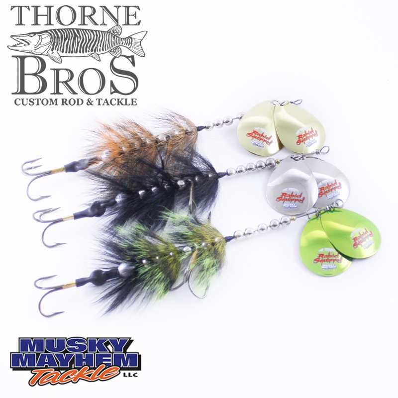 Musky Mayhem Rabid Squirrel 8 – Double Blades