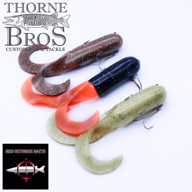 Red October 10 Twisted – Deep|TB Custom Charged Cisco|TB Custom Gold Whitefish|TB Custom Goldfish|TB Custom Grey Cisco|TB Custom Lemontail|TB Custom Sauger|Baby Muskie|Black|Halloweenie|Walleye|White