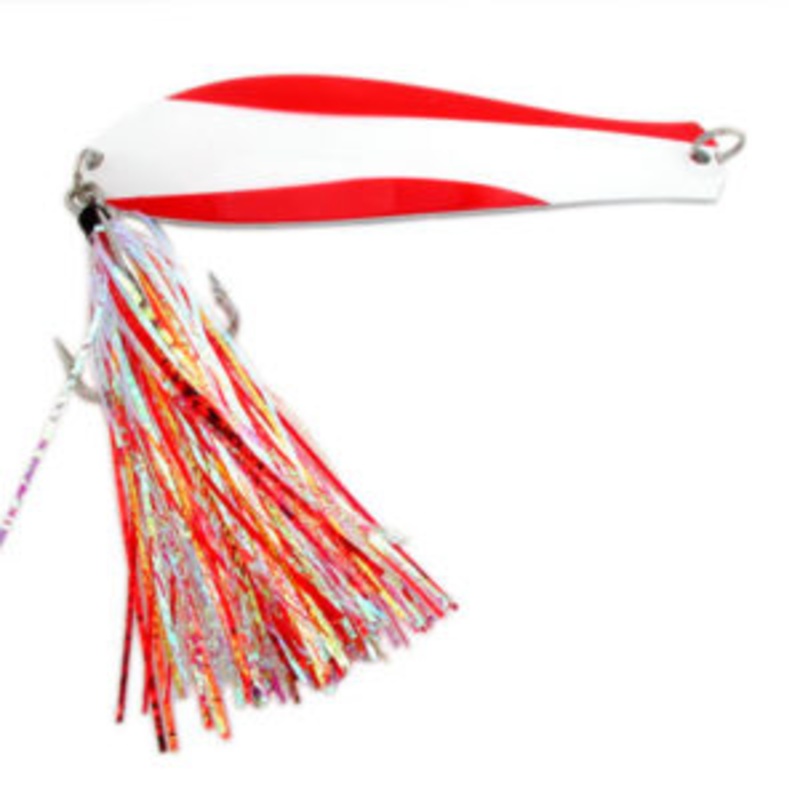 Yellowbird Dr. Spoon 2 oz|Gold Tinsel|Nickel Tinsel|Firetiger Tinsel|Five O Diamonds Tinsel|Red/White Tinsel|Orange/Copper Hammered|Perch Tinsel|Walleye