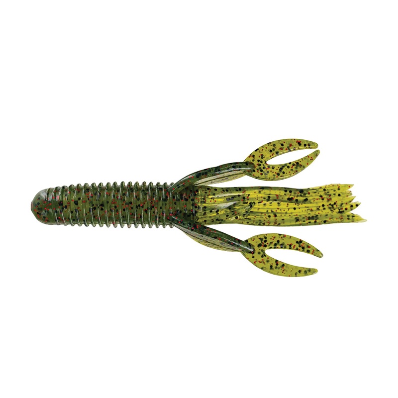 Big Bite 4 Craw Tube|8 Pack|25 Pack|Watermelon Red Flake|Green Pumpkin|Junebug|Huckleberry|Red Shad|Crawdad|Green Pumpkin/Texas Red|Tilapia|Confusion|1099|Sprayed Grass|Black Blue/Electric Blue