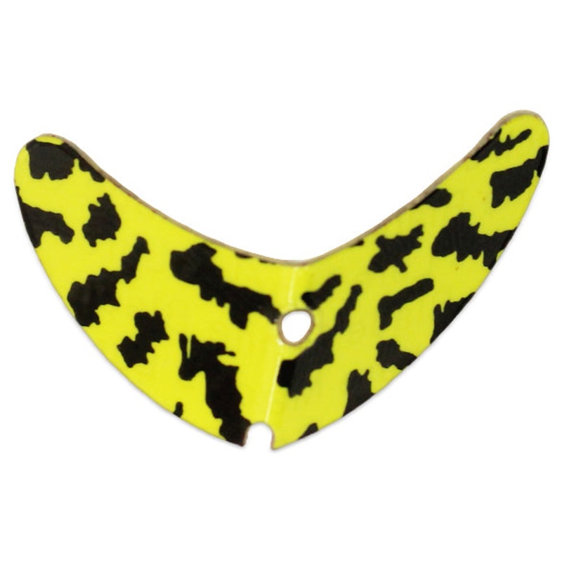 Mack’s Smile Blades|1.1″|1.5″|Chartreuse Black Tiger Scale|Chartreuse Scale|Copper Fish Scale|Dark Cerise Sparkle|Gold Sparkle|Purple Scale|Silver Scale|UV Glow Burst|Black Scale|Gold Mirror Black Scale