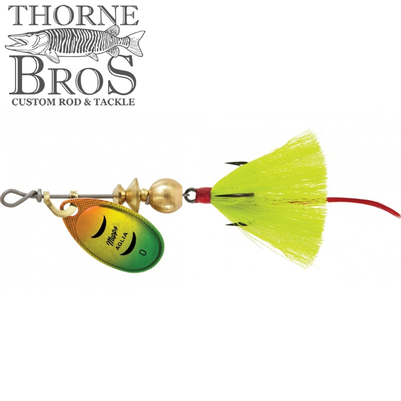 Mepps Aglia Spinner – w/ Tail 1/12 & 1/8