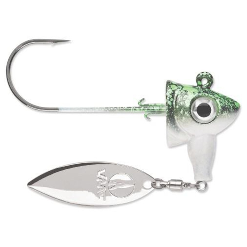 VMC Spin Jigs|1/4 oz.|3/8 oz.|1/2 oz.|Shad|White