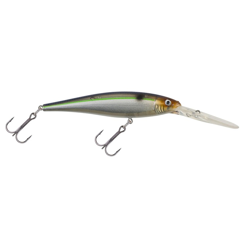 Berkley Flicker Minnow|Flicker 7|Flicker 9|Flashy Purple Candy|Firetiger|Purple Flash|Prime Time|Slick Blue Alewife|Slick Mouse|Blue Smelt