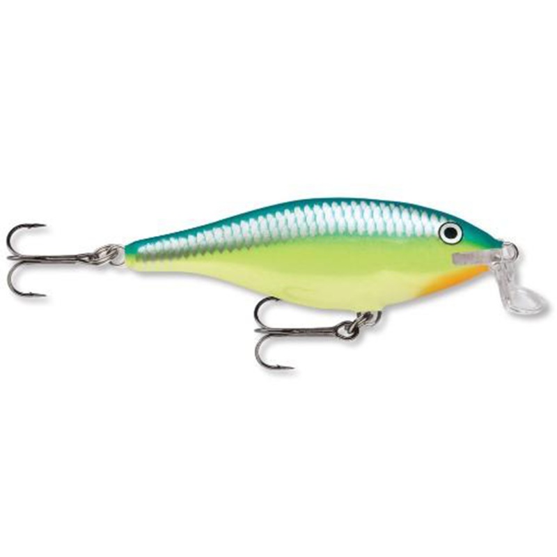 Rapala Shallow Shad|SSR05|SSR07|SSR09|Caribbean Shad|Blue|Baby Bass|Bluegill|Demon|Hot Steel|Hot Tiger|Silver|Walleye|Yellow Perch
