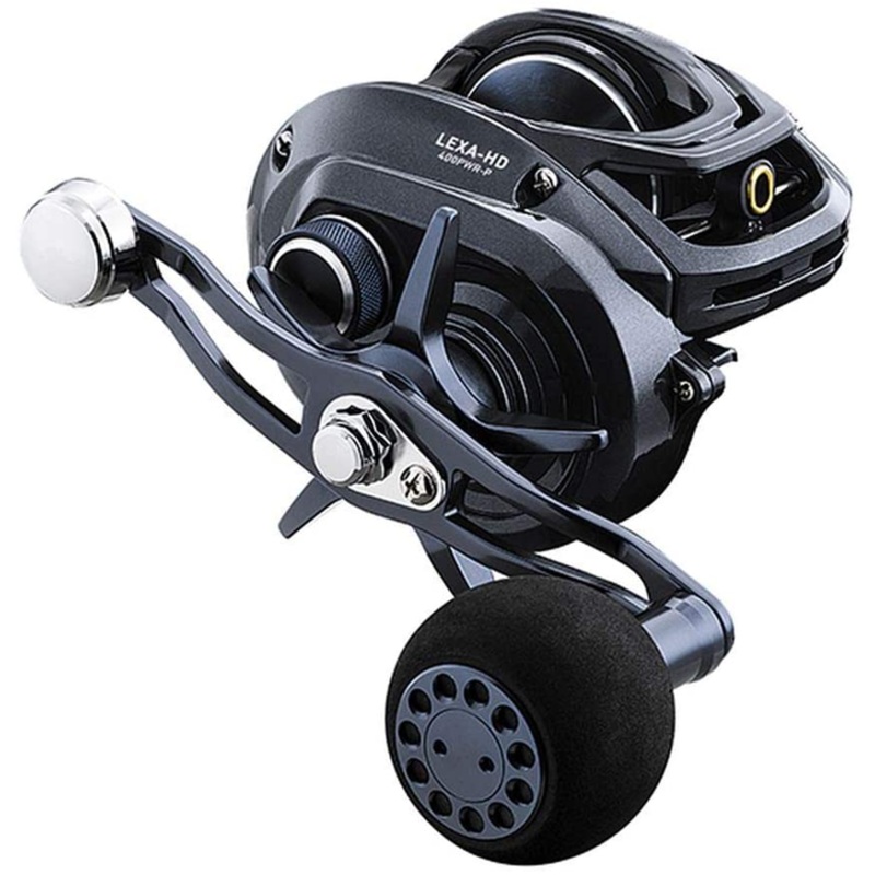 Daiwa Lexa 400HD|LX-HD400PWR-P (5.1:1 – Right Hand)|LX-HD400H-P (6.3:1 – Right Hand)|LX-HD400HS-P (7.1:1 – Right Hand)|LX-HD400HSL-P (7.1:1 – Left Hand)|LX-HD400XS-P (8.1:1 – Right Hand)