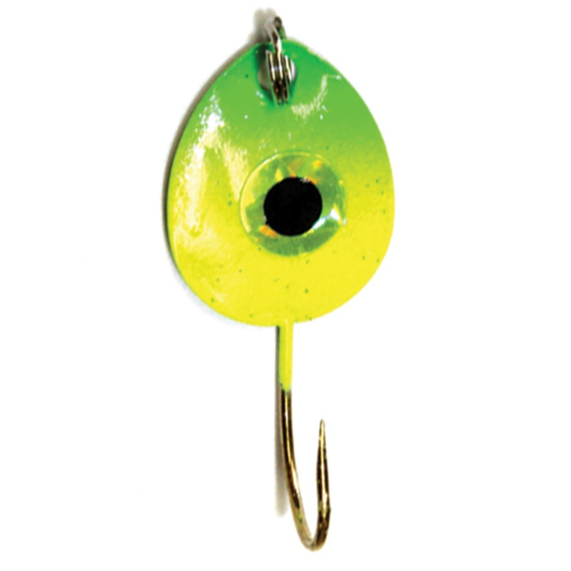 JB Lures Gem-N-Eye Jig||4||6|Chartreuse Green|Chartreuse Orange|Clown|Gold|Neon Frog|Parrot|Red Glow|Chartreuse Glow|Neon Red|Black Purple Glow|Wonderbread – Gold Back|Glow Red Bloodline – Gold Back|Neon Red – Gold Back|Glow Pink Dot – Gold Back|Glow Char