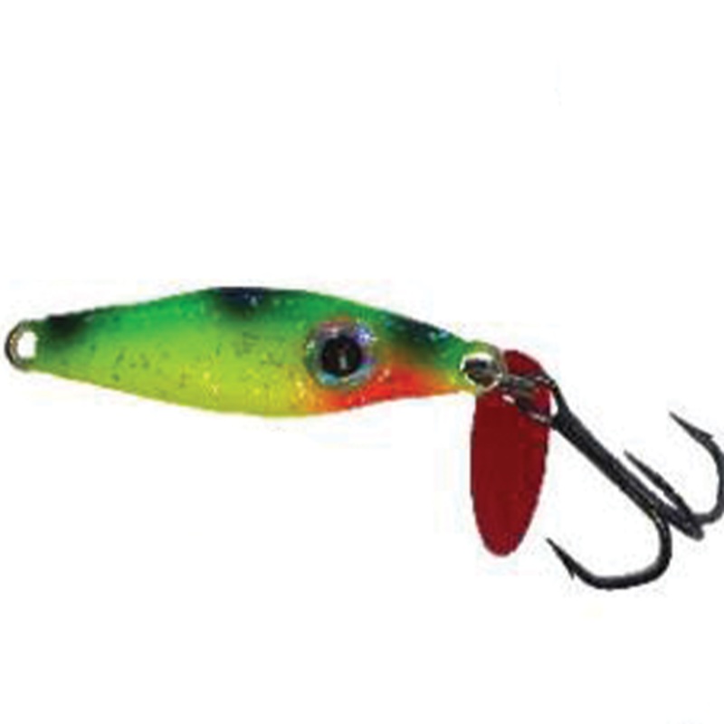 Maynard Slammer Spoon|3/8 oz.|1/8 oz.|1/4 oz.|Perch|Glow Chartreuse|Glow Orange|Glow Blue|Glow Red|Gold Perch|Glow Pink