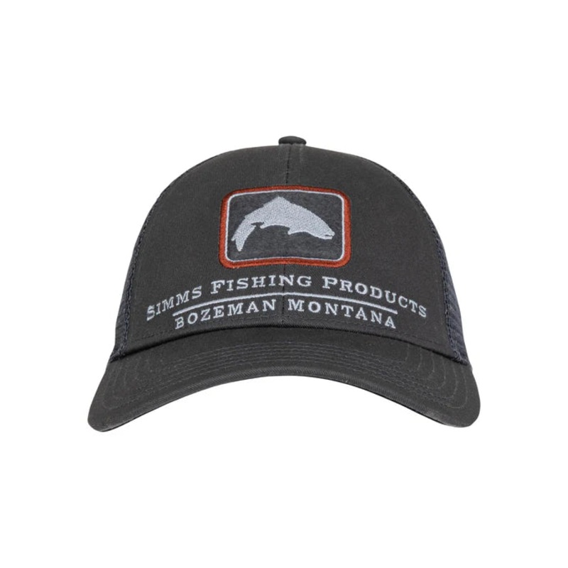Simms Trout Icon Trucker Hat|Carbon|Regiment Camo Carbon|Hickory|Smokey Olive|Kona|Cinder