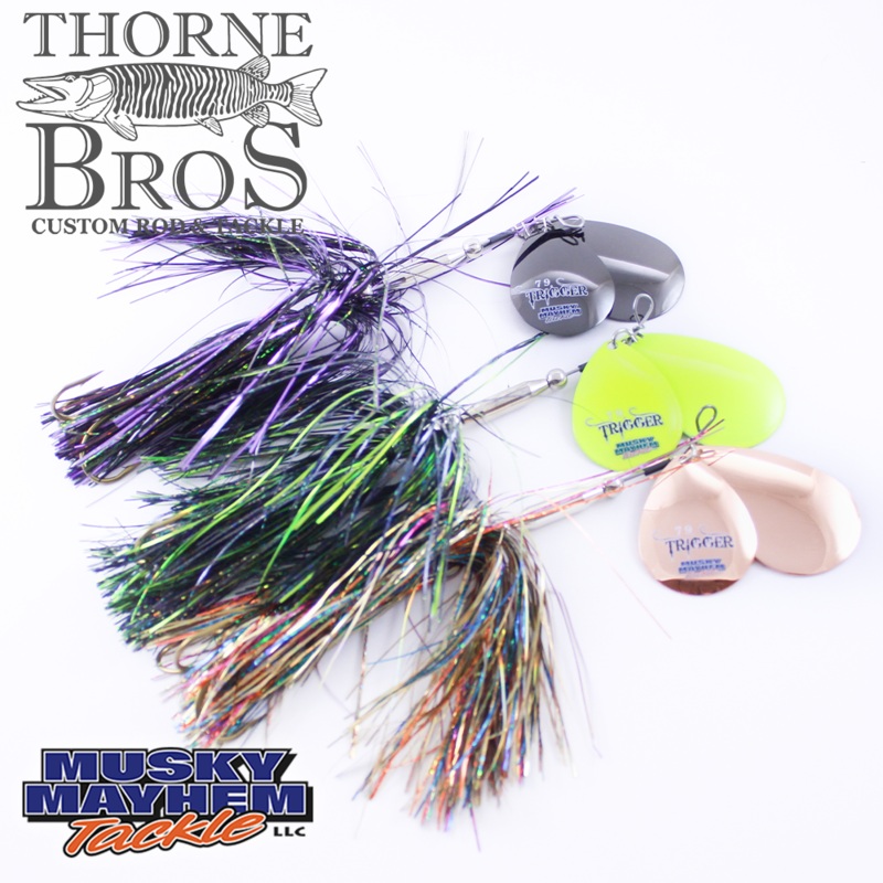 Musky Mayhem Trigger 7/9|TB Custom Purple Cranberry|TB Custom Bluegill|TB Custom White Silver (Black Nickel)|TB Custom Black Lightning|TB Custom Black Flame|TB Custom Martian Green|TB Custom Purple Rootbeer|TB Custom LOTW Green|TB Custom Ball Licker|TB Cu