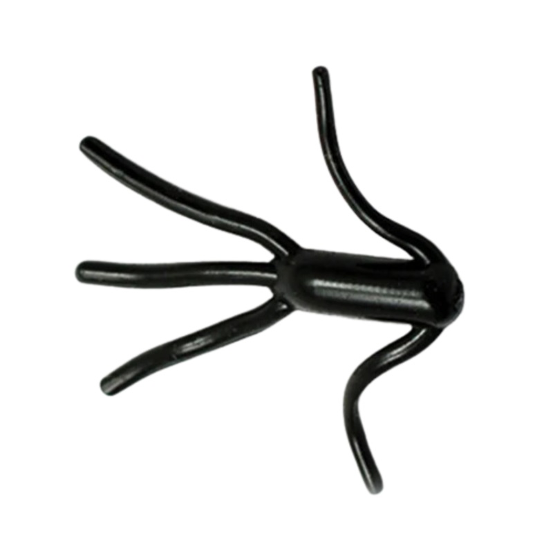 Panfish Plastics Scud|Black|Motor Oil|Red|Super Glow