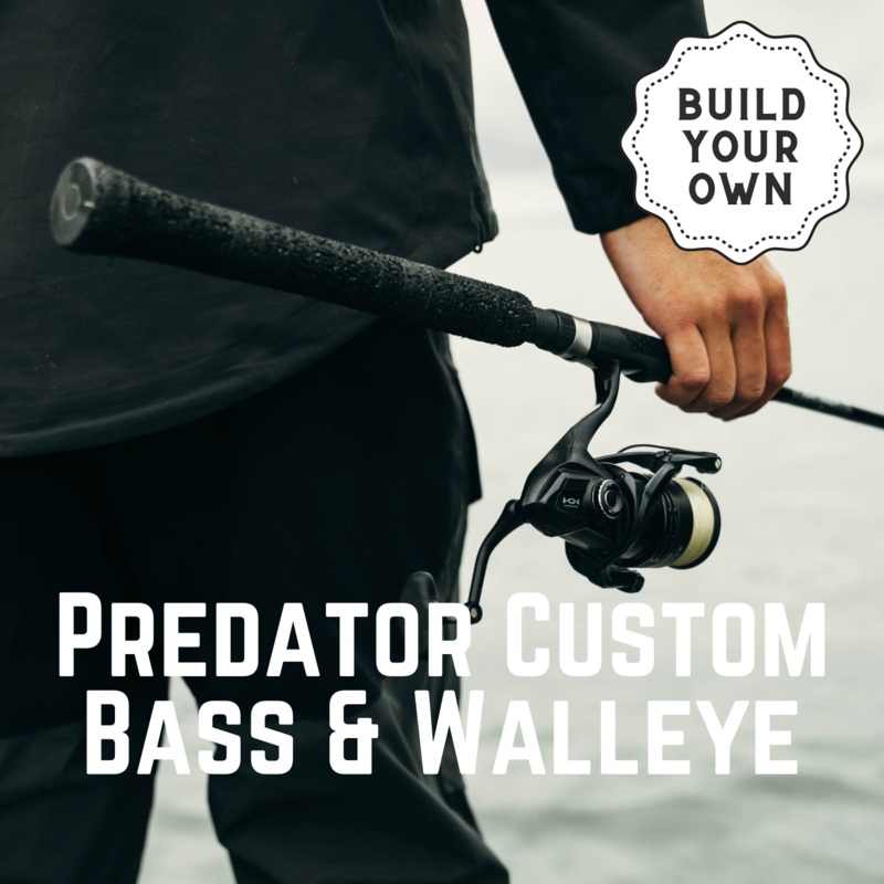 Predator Custom Bass & Walleye Rods||(D|R7YC4SH)|(D|JAM51DX)