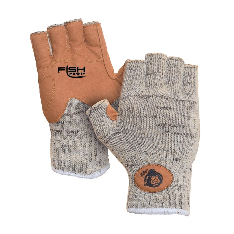 Fish Monkey Wooly Half Finger Gloves