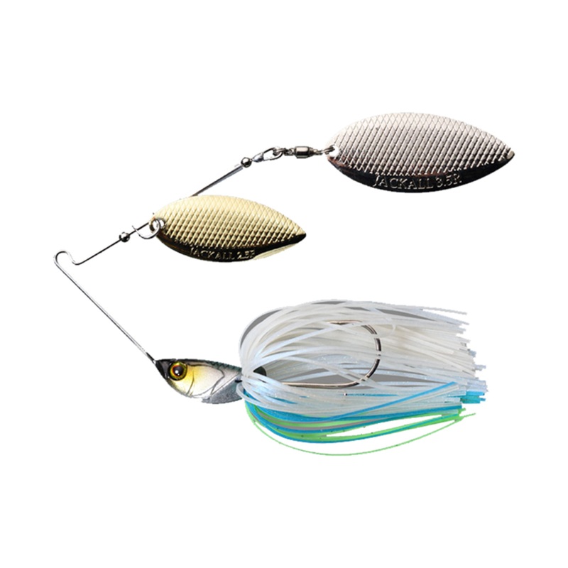 Jackall Dooon Spinnerbait|1/2 oz.|3/8 oz.|Blue Herring|Blueback Chartreuse|Bluegill|Chartreuse Back White|Green Shad|Sexy Pro Blue
