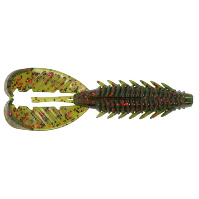 X-Zone Adrenaline Craw|4.25″ (6pk)|309|Green Pumpkin Flake|Bama Craw|Green Pumpkin Blue Flake|Border Craw|Black Blue Flake|Junebug|Purple Shadow|Tilapia|Bluegill|California 420
