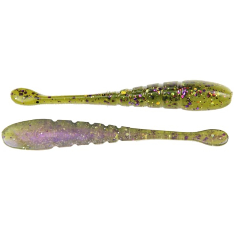 X-Zone Pro Finesse Slammer|3.25″ (10pk)|Bass Candy|Purple Shiner|Bluegill|Big Limit|Perch|Green Pumpkin Purple Gold|Green Pumpkin Blue Flake|Smallie Magic
