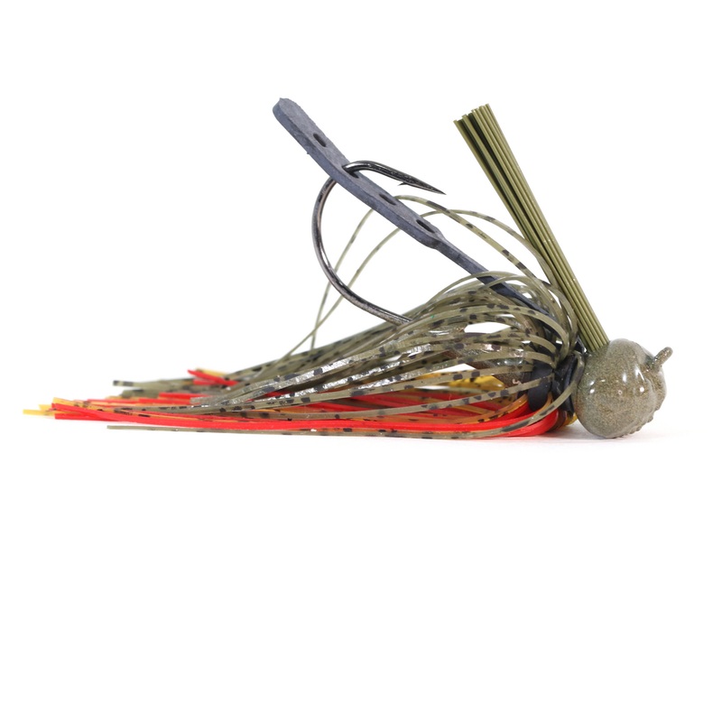 All Terrain Football Head Jig|1/2oz.|3/4oz.|3/8oz.|Spicy Craw|Bama Bug|Black & Blue|Camo Craw|Green Apple|PB&J|Sprayed Grass|Watermelon Red|Tiger Craw|Natural Craw|Bone|Smoke Purple|Rusty Craw|A.T. Craw|Dirty Gill|Super Bug|Fire Craw|Midwest Craw
