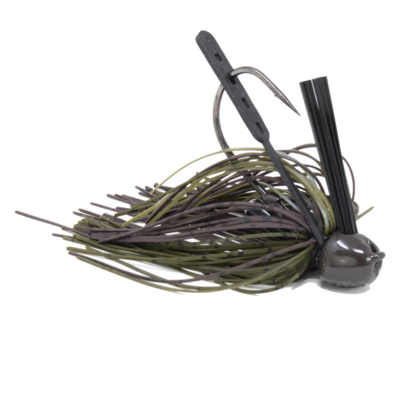 All Terrain Rattlin’ A.T. Jig|1/2 oz.|1/4 oz.|3/4 oz.|3/8 oz.|Midwest Craw|Black & Blue|Bull Gill|Green Pumpkin|Okeechobee Craw|Sprayed Grass|White Baitfish|Watermelon Red|Junebug|Bama Bug|Watermelon Candy