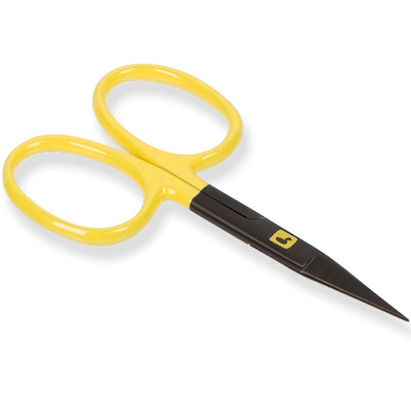 Loon Ergo Fly Tying Scissors|4″ All Purpose|3.5″ Arrow Point|Precision|4.5″ Hair|4.5″ Curved Hair