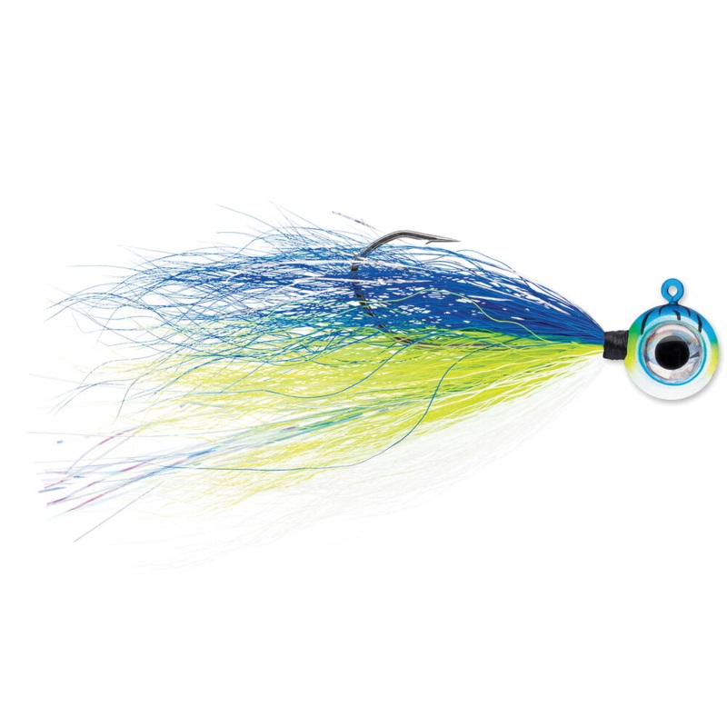 VMC Moon Tail Jigs|1/4 oz. (2 Pack)|1/8 oz. (2 Pack)|3/8 oz. (2 Pack)|Blue Fire UV|Black|Firetiger|Green Fire UV|Orange Fire UV|Purple Albino|Pink Fire UV|Shad|Spot Tail Shiner|White