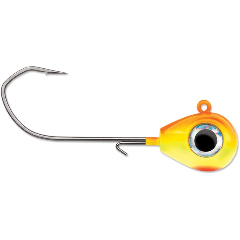 VMC Sleek Jig|1/2 oz. (4 Pack)|3/8 oz. (4 Pack)|1/4 oz. (4 Pack)|1/8 oz. (4 Pack)|Chartreuse Orange|Chartreuse|Fat Head|Firetiger|Glow|Green Fire UV|Orange Fire UV|Pink Fire UV|White