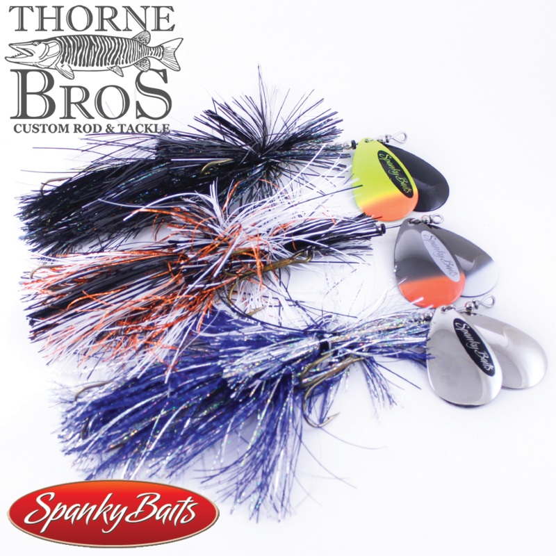 Spanky Baits 99’s Bucktail|Black Flame|Black Cranberry|Black Firetiger|Black Lightning|Blue Silver|Pink Copper|Black Chartreuse|Black Silver/White|Black Orange|Brown Gold|Frog Green|Green Green|Ball Licker|White Tail Walleye|Grimace|Wonderbread|Lemonhead|