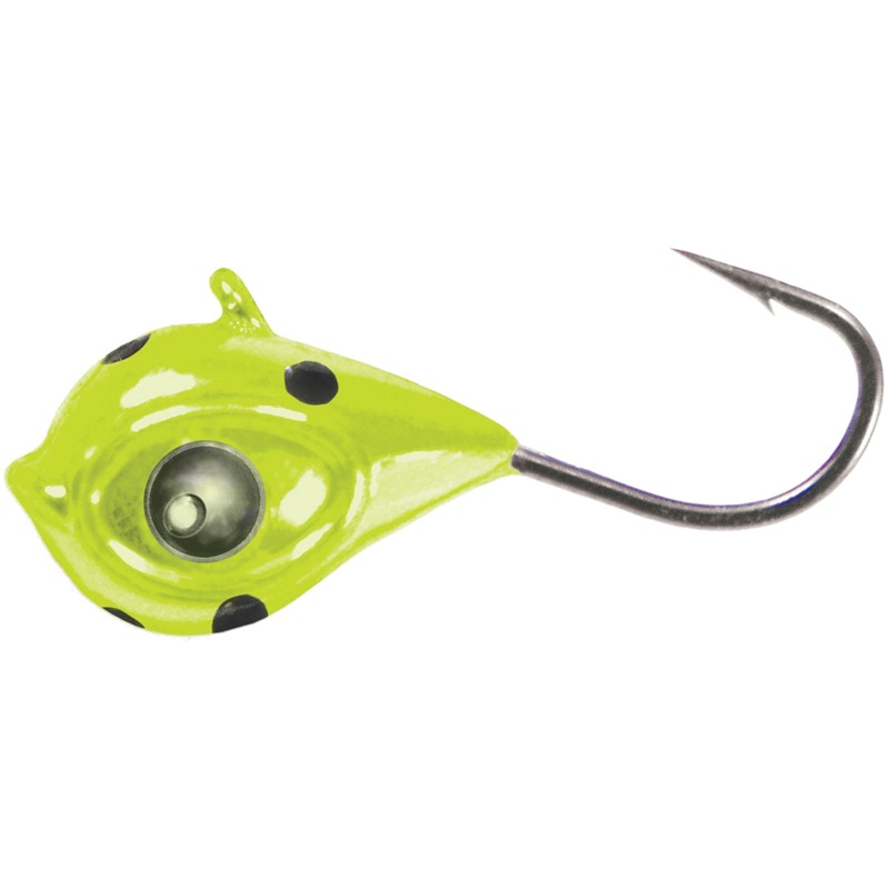Acme Google Eye Tungsten Jigs|2mm|3mm|5mm|Bumble Green|Bloody Nose|Booger|Da Shiz|Firetiger|Glow|Golden Nugget|Glow Wonderbread|Hook-R|Orange Crush|Pink Chartreuse|Rona|Spank-E|Stif-Ler|Strep Throat