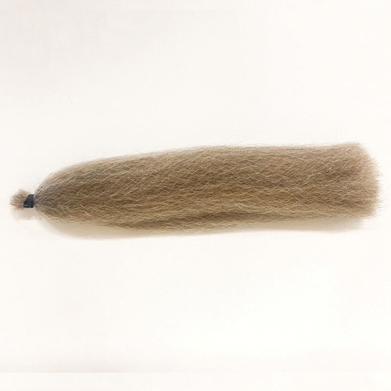 Misfit Muskie Wampa Hair|Municipal Mulch (Blend)|Orange/Black (Black)|Yellow/Black (Black)|Salmon Burger (Blend)|Hot Pink (Solid)|Red Horse (Solid)|Silver Minnow (Solid)|Peaches & Cream (Blend)|Ember (Blend)|Midnight Purple|Lime Black|Glow White|Peacock G
