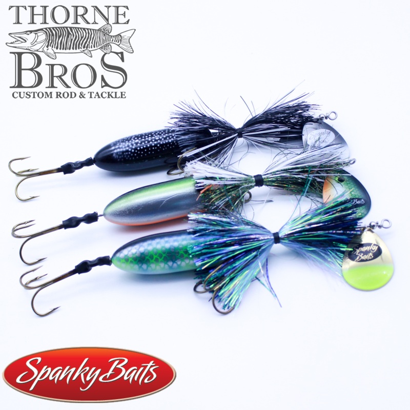 Spanky Baits Pugsly 8|Ball Licker|Black Gold|Black Perch|Black Chartreuse|Black OJ|Firetiger|Loon|Perch Glitter|Walleye|White Silver|Wonderbread|Bluegill|Olive Frog|Tennessee Shad|Gold Scale Carp