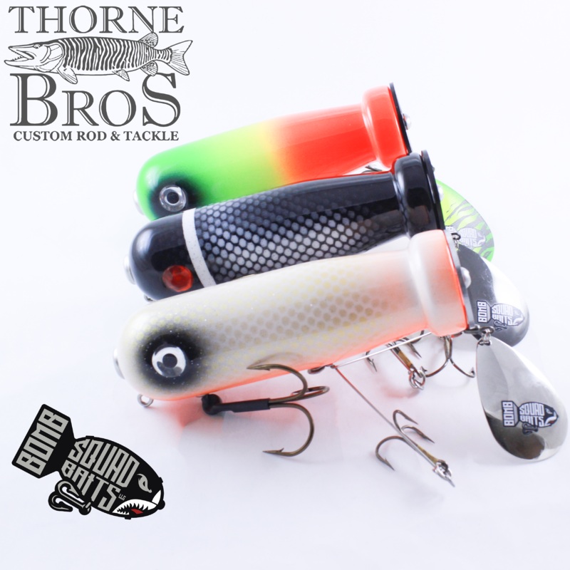 Bomb Squad MK-65 Flap Tail|Black|Black Chartreuse|Black Gold|Black Orange|Black Purple|Coot|Disco|Firetiger|Gunmetal|Hot Whitefish|Loon|Orange Black Spot