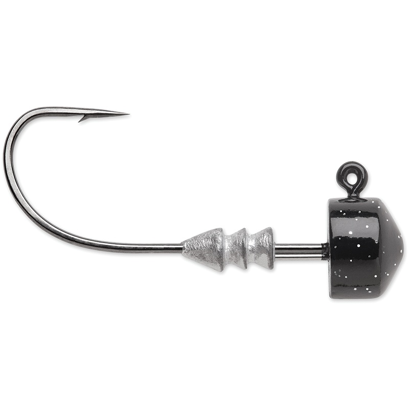 VMC Ned Rig Jig|1/16 oz.|1/4 oz.|1/8 oz.|3/16 oz.|Black|Chartreuse