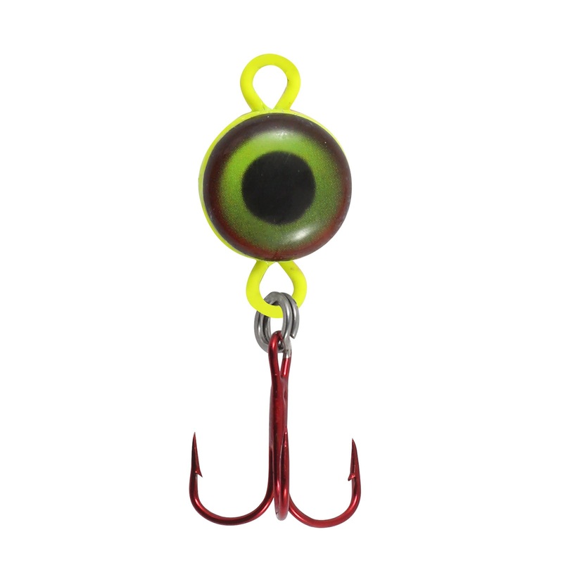 Northland Eyeball Spoon|1/16 oz.|1/8 oz.|1/4 oz.|Sunrise|Silver|Gold|Glow White|Glow Red|Glow Perch|Firetiger|Rainbow|UV Purple|UV Pink