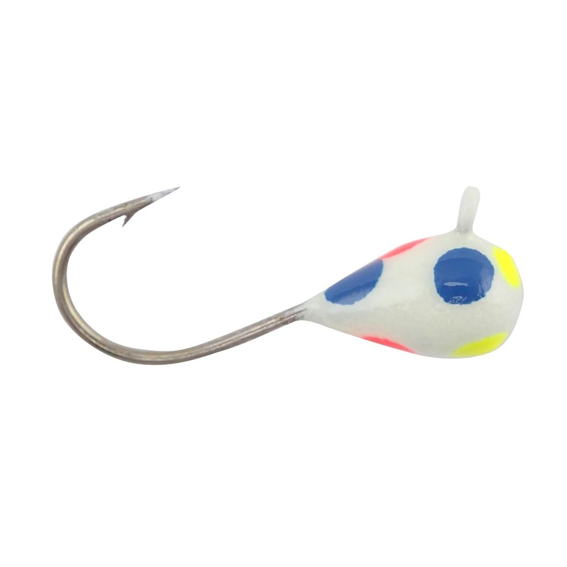 Clam Drop Jig XL/XXL|XL 12 (1/64 oz.)|XL 10 (1/32 oz.)|XL 8 (1/16 oz.)|XXL 4 (1/8 oz.)|Gold|Chartreuse/Blue Glow Bar|Chartreuse/Pink Glow Spot|Glow White|Glow Red|White/Pink Glow|Black Glow Dot|Chartreuse Glow Wonderbread|Glow Firetiger|Glow Purple Tiger|
