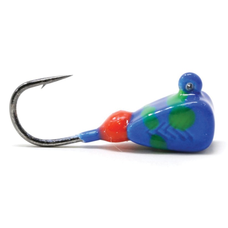 Clam Drop-Kick – Swirl|8 (1/16oz.)|10 (3/64oz.)|12 (1/32oz.)|Blue/Lime Swirl|Black/White Swirl|Chartreuse/Lime Swirl|Chartreuse/Orange Swirl|Pink/Blue Swirl|White/Orange Swirl