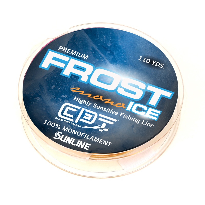 Clam CPT Frost Monofilament|1lb|2lb|3lb|4lb|5lb|6lb|7lb|8lb|110 Yards|300 Yards|200 Yards|Metered (Orange/Clear)|Clear|Metered (Red/Clear)|Gold