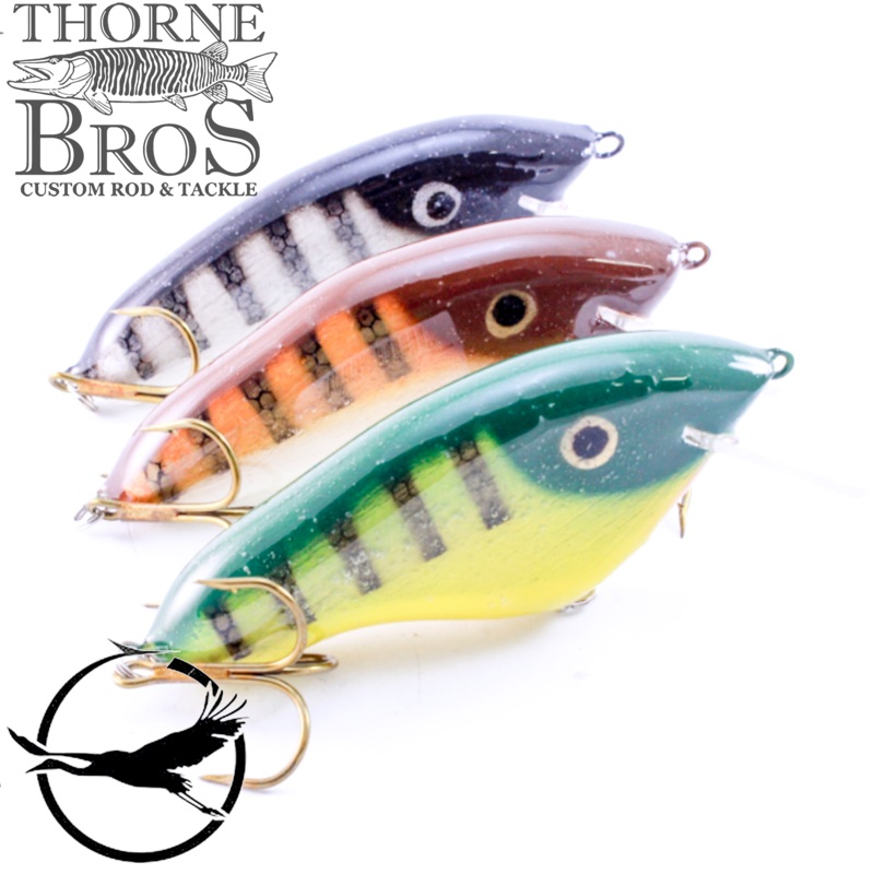 Crane 105|Black & Silver|Brown Perch/White|Perch/White|Green Perch/Yellow|Sucker