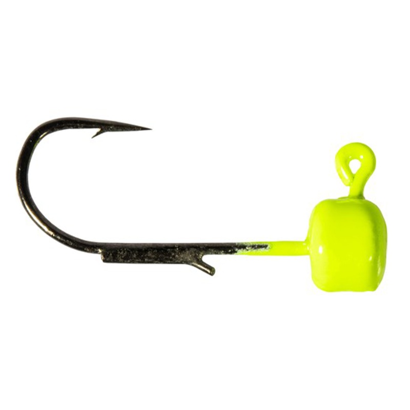 Z-Man Micro Finesse Shroomz|1/10 oz.|1/15 oz.|1/20 oz.|1/30 oz.|Chartreuse|Glow|Black