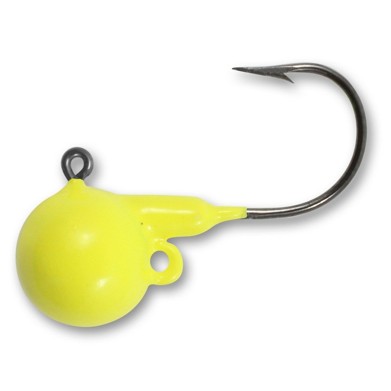 Northland Fireball Jig|1/16oz.|1/8oz.|1/4oz.|3/8oz.|1/2oz.|Parakeet|Parrot|Bubblegum|Gold|Glow|Glow Watermelon|Glow Rainbow|Firetiger|UV Moonlight Glow|Gold Tiger