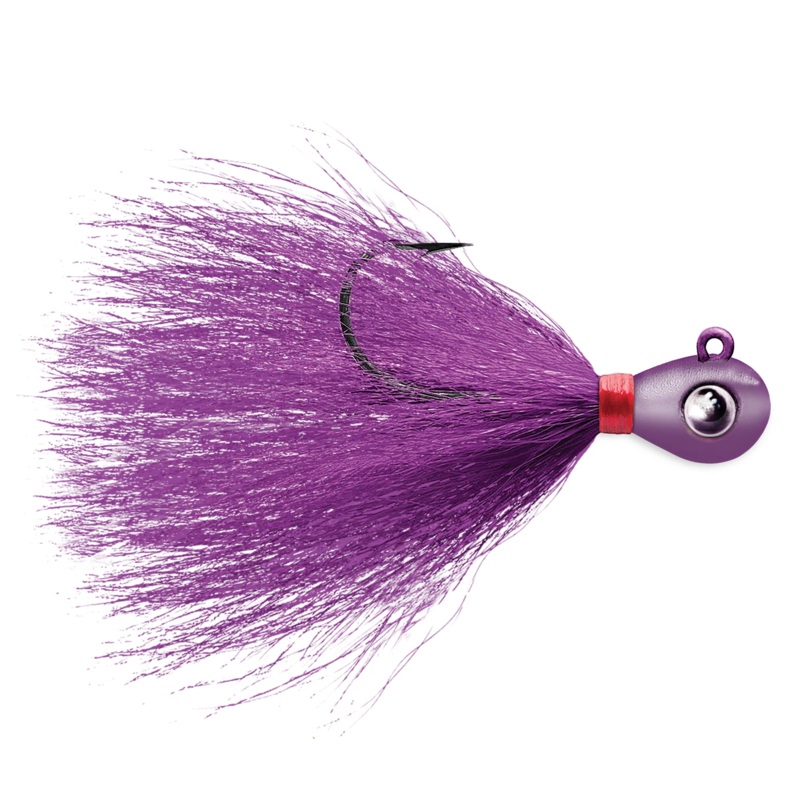 Kalin Google Eye Hair Jig|1/2 oz.|1/4 oz.|3/8 oz.|Purple Chartreuse|Chartreuse White|Purple Brown|Black Purple