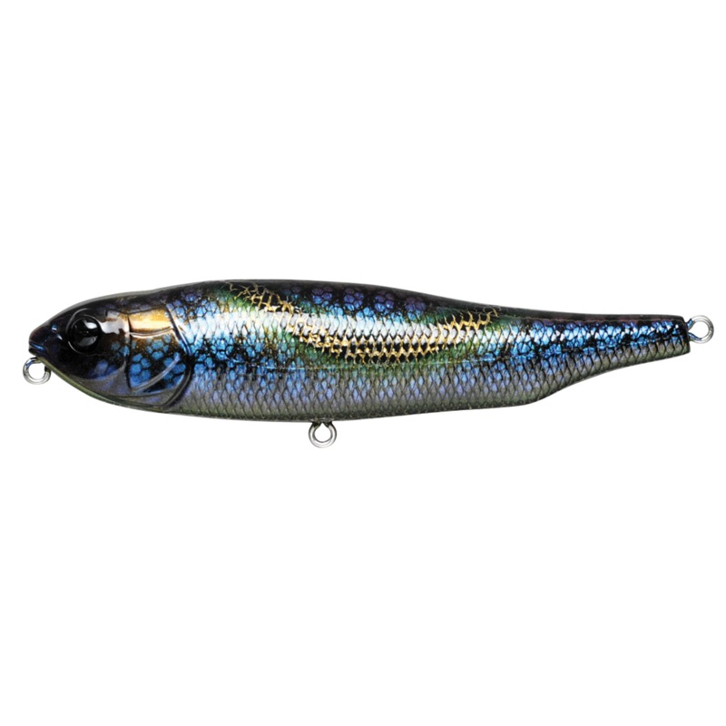 Megabass Giant Dog-X|3.875″ 1/2oz.|Black Orochi|GP Pro Blue II|GP Pro Perch|HT Ito Tennessee Shad|NC Ayu|White Python|Aurora Reaction|Bone Python|Juvy Gill|Alien Gold