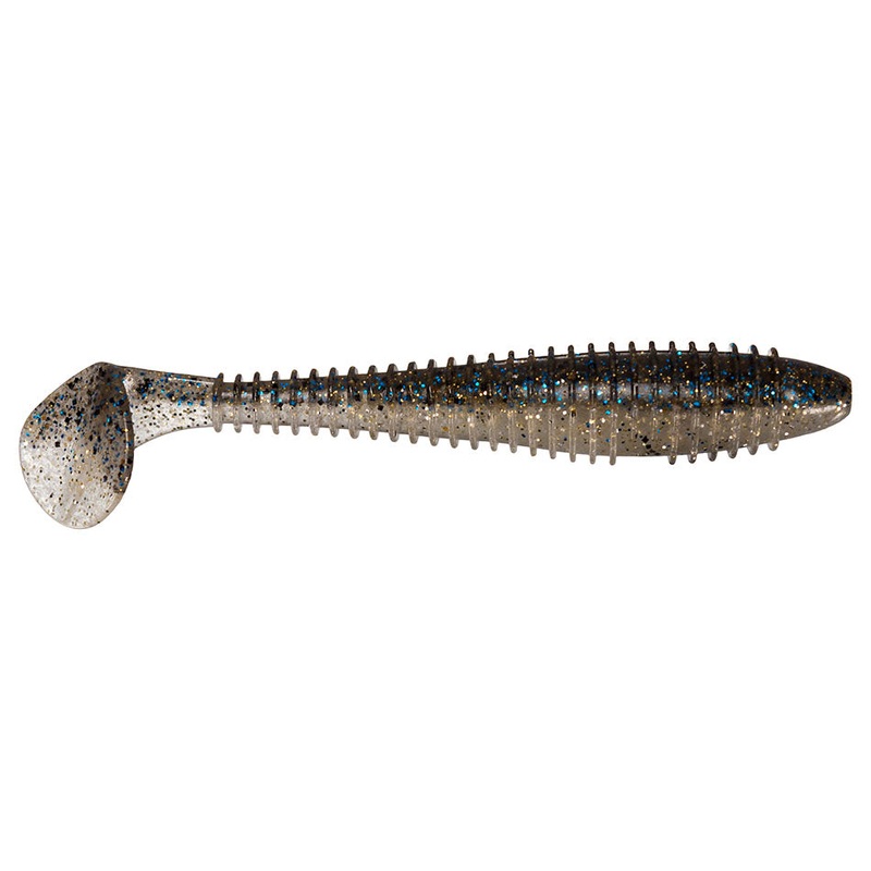 Keitech Fat Impact 6.8|6.8″ (3 Pack)|Bluegill Flash|Electric Shad|Ghost Rainbow Trout|Light Hitch|Silver Flash|Sexy Shad