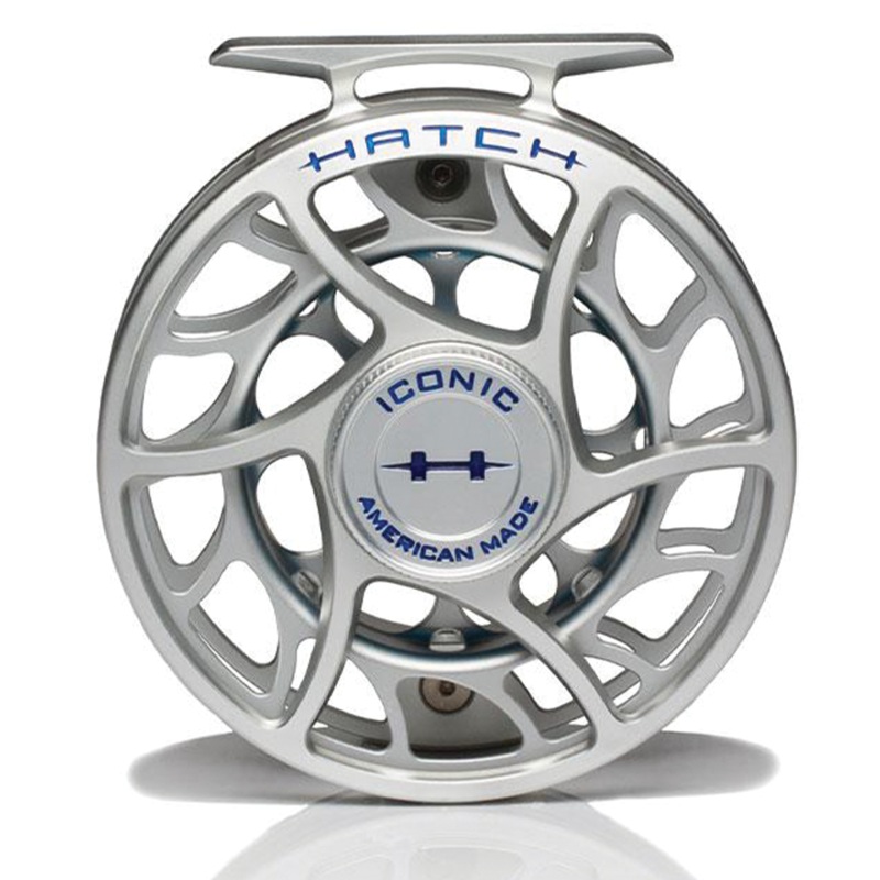 Hatch Iconic Fly Reel|IC5+ (Mid Arbor)|IC5+ (large Arbor)|IC7+ (Mid Arbor)|IC7+ (Large Arbor)|IC9+ (Mid Arbor)|IC11+ (Mid Arbor)|IC11+ (Large Arbor)|IC11+ (MId Arbor)|Grey/Black|Black|Clear/Blue