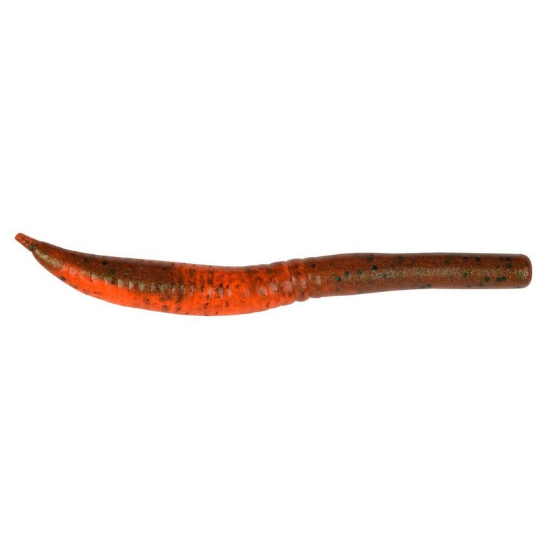 Berkley Gulp! Killer Crawler|3″ (10 Pack)|Breen Orange|Dark Crawler Chartreuse Pepper|Natural|Night Crawler