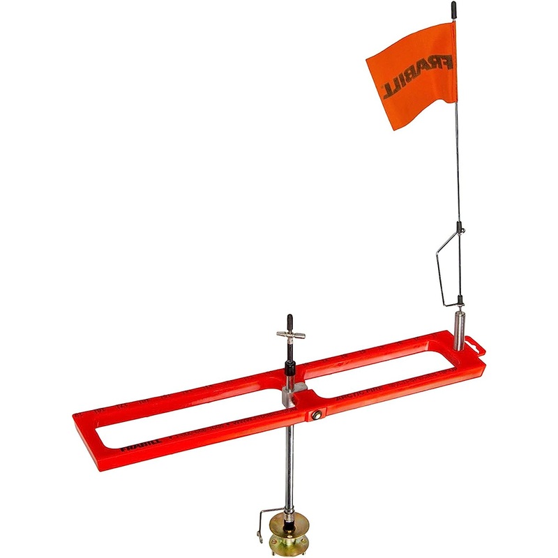 Frabill Tip-Up|Arctic Fire – Chartreuse|Arctic Fire – Orange|Classic Wood