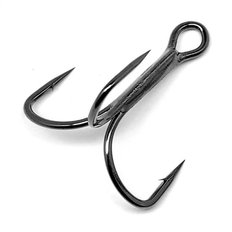 Gamakatsu EWG Treble Hooks||2||4||6|Black|Red